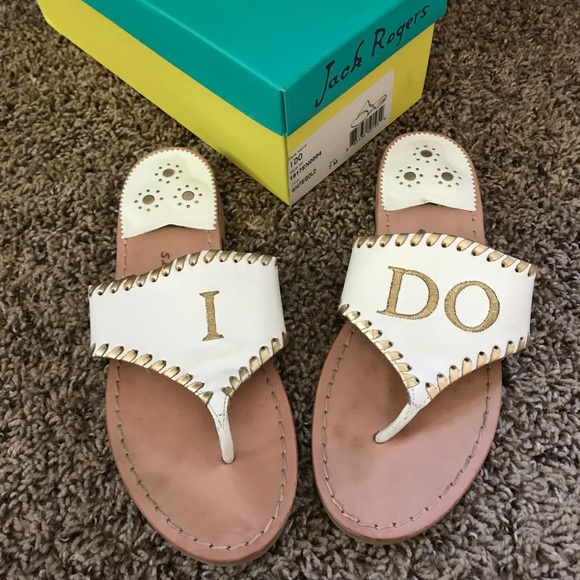 Jack Rogers Shoes - Exclusive Jack Rogers sandals - wedding I Do!